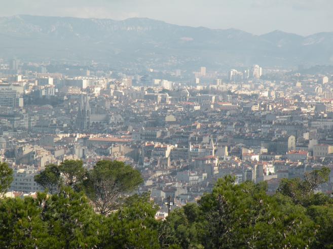  une partie de la ville